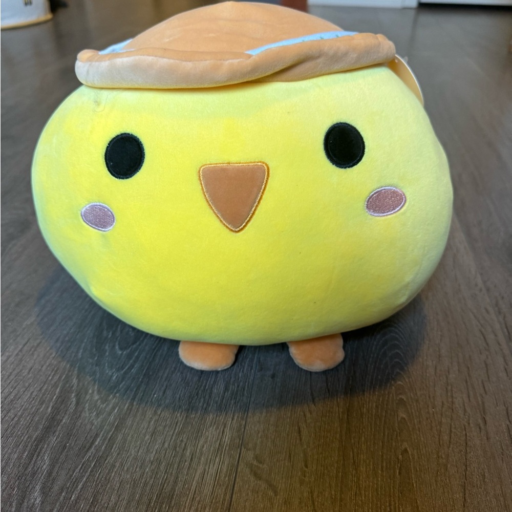 Yellow Plush Bird Toy with tags